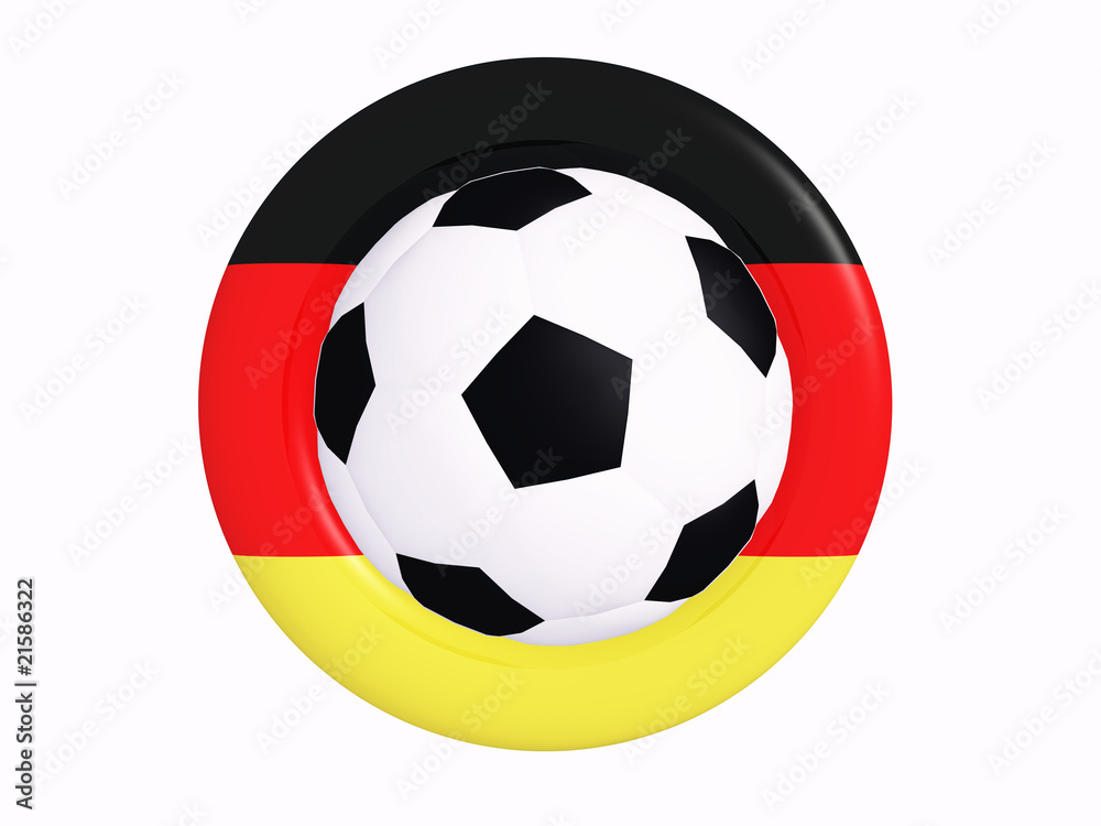 Fototapeta premium Deutschland - Fussballrunde