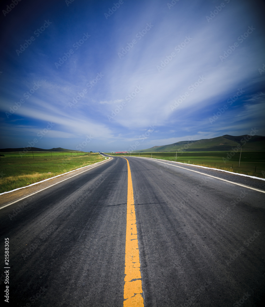 Naklejka premium road