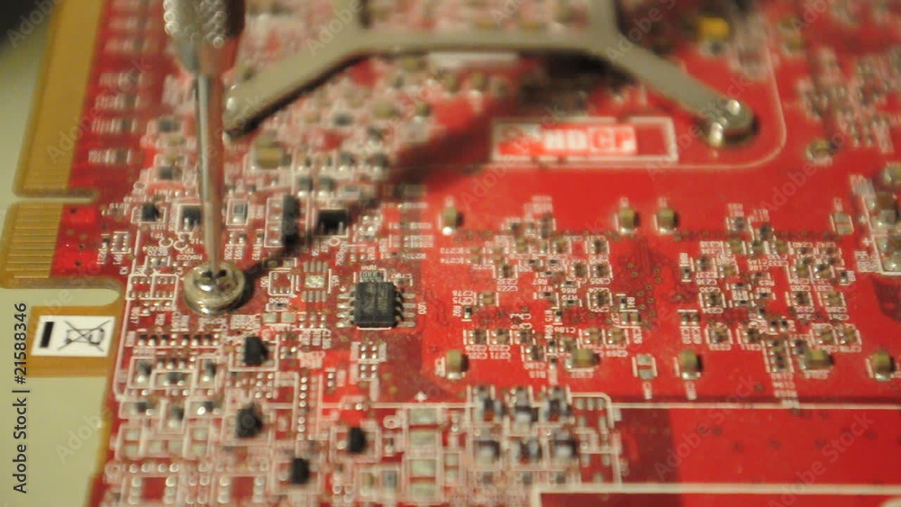 devisser un composant informatique electronique