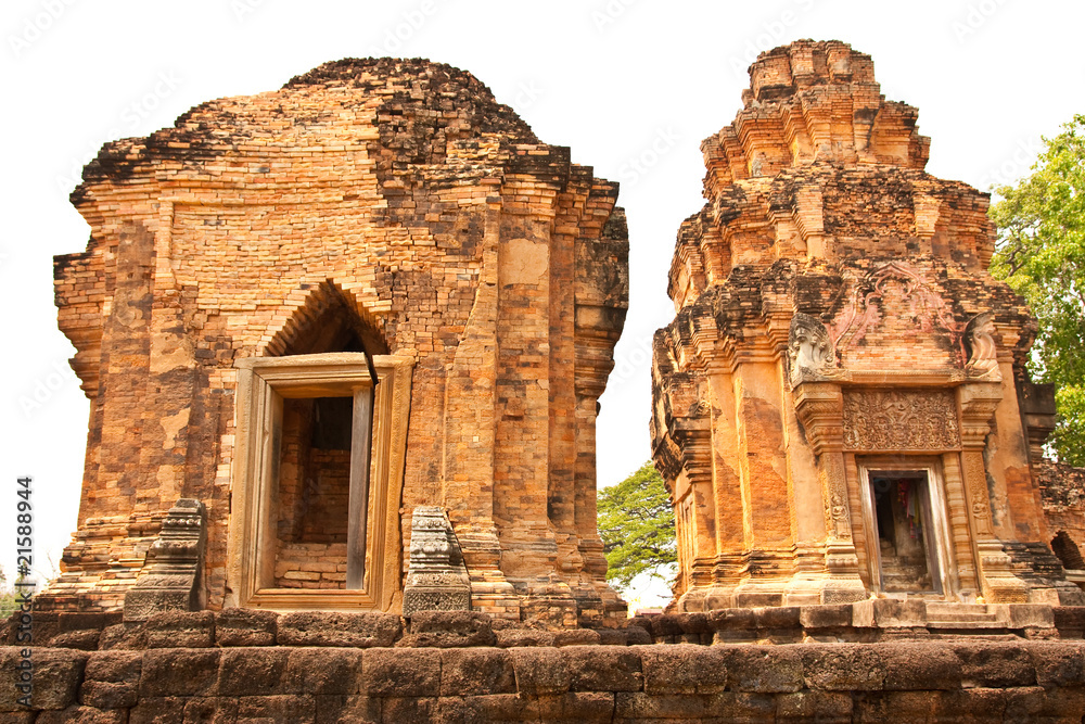 Fototapeta premium Ancient castle in northeast of Thailand