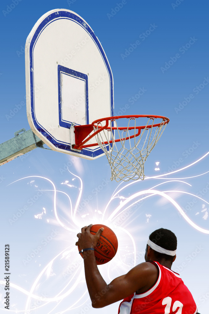basket ball gagner sport marquer panier but challenge réussir