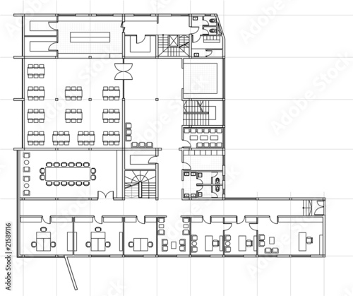 Plan of building