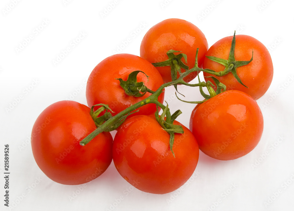 red fresh tomato vegetable