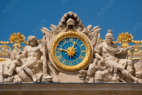 Clock at Versailles palace