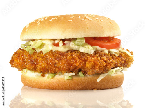 Chicken Burger - Hähnchen Hamburger photo
