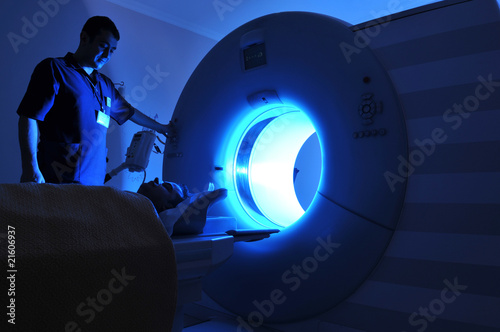 A series of a Magnetic Resonance Imaging machine – MRI photo