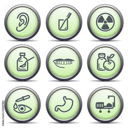 Icons with green buttons 15