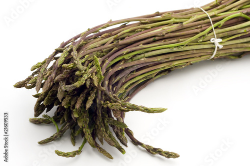 Bunch of wild asparagus