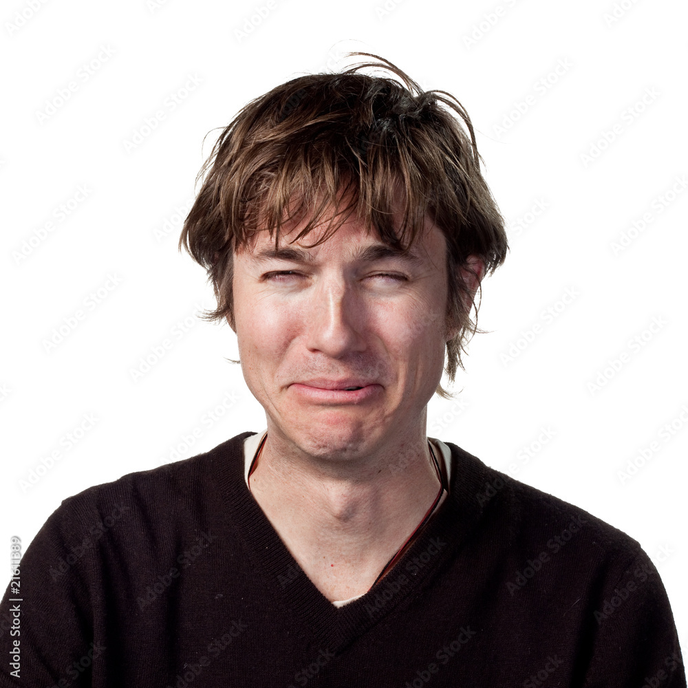 Man crying Man crying