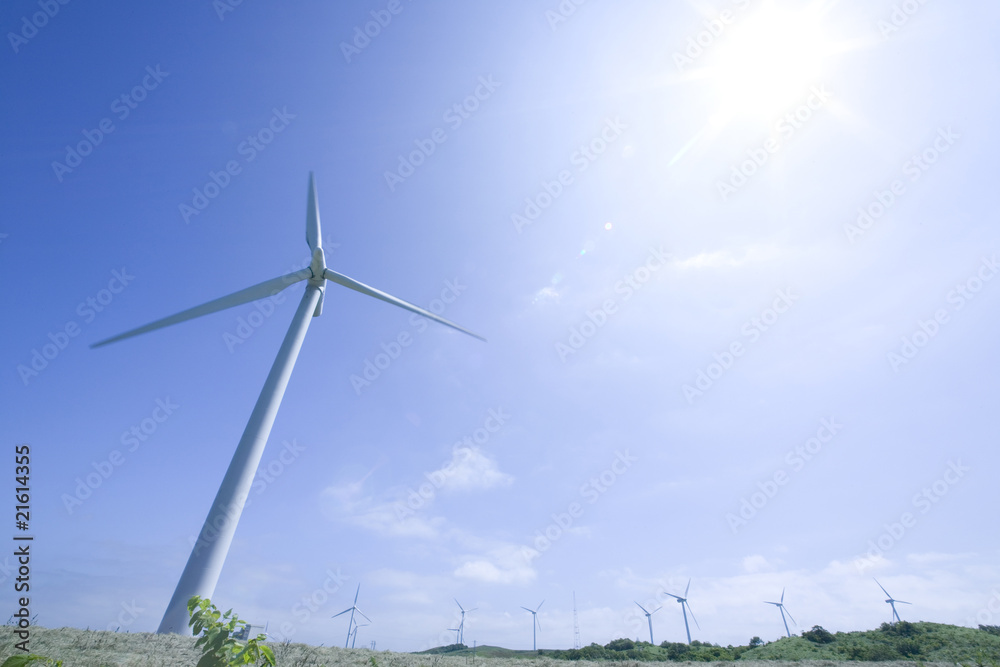 Windmill and Sun Windmill and Sun