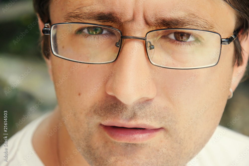 Man in glasses Man in glasses