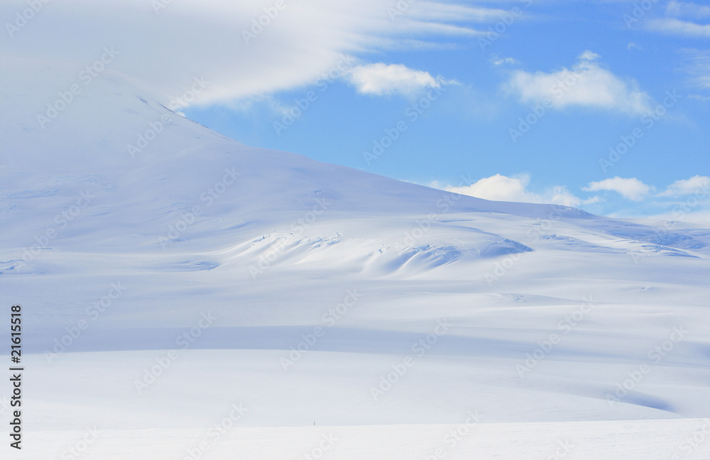 Slope of Mount Erebus, Antarctica