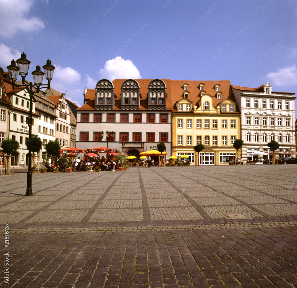Marktplatz von Naumburg, Thüringen