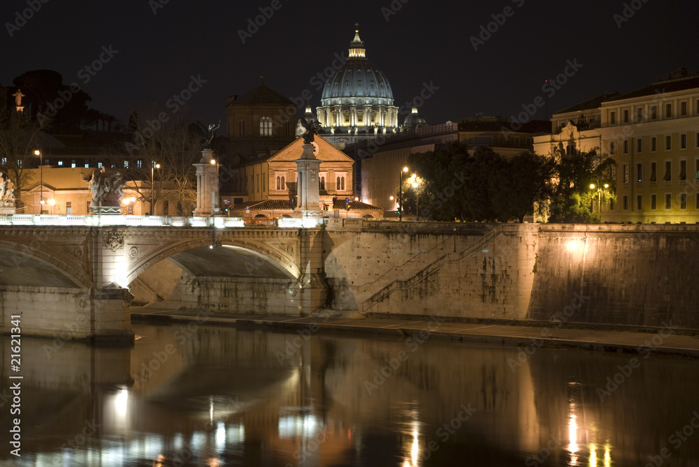 Puente vittorio Emmanuele II, Rio Tevere, Roma