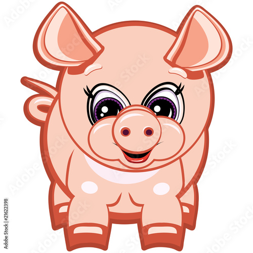 Little pig - one of the symbols of the horoscope