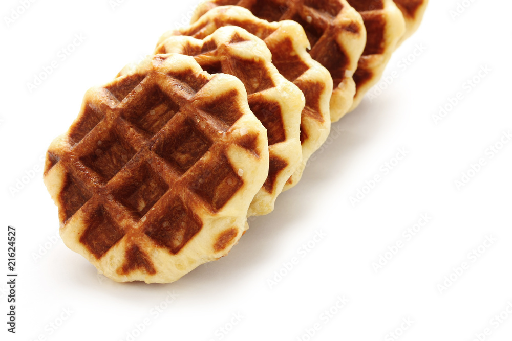 Belgium Waffles in the Liege style Belgium Waffles in the Liege style