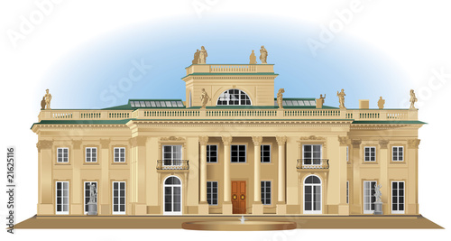 Lazienki Royal Palace in Warsaw