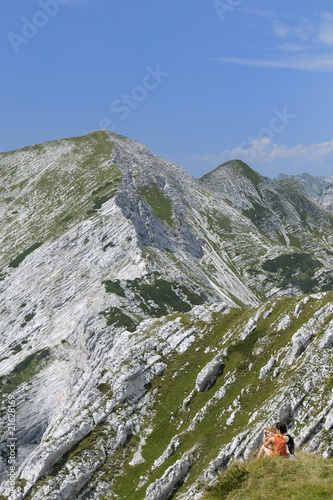 Vue sur le parc national triglav