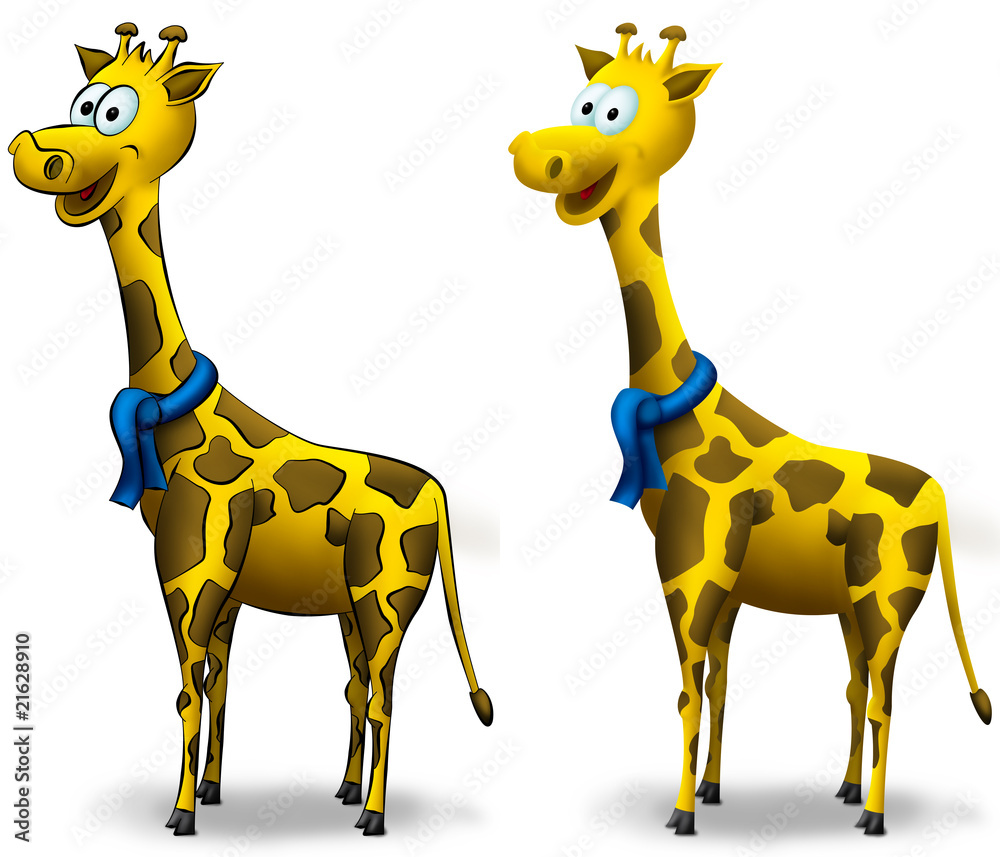 Naklejka premium Giraffe