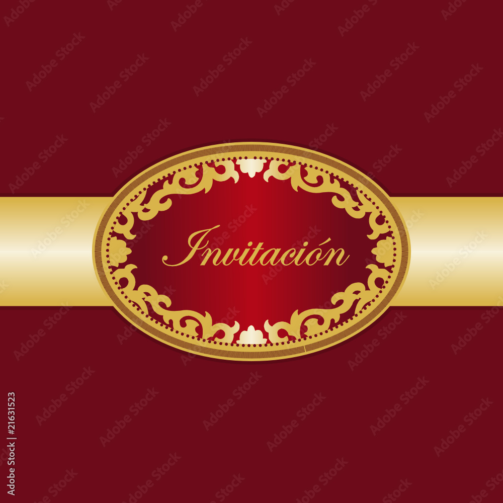 tarjeta de invitación español
