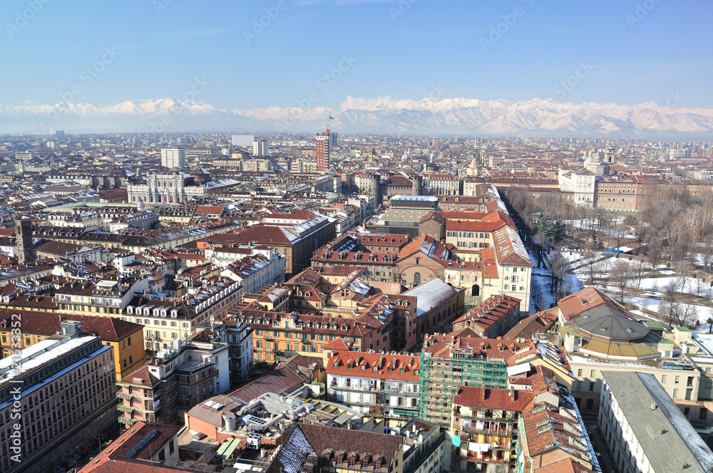 View over Turin, Italy