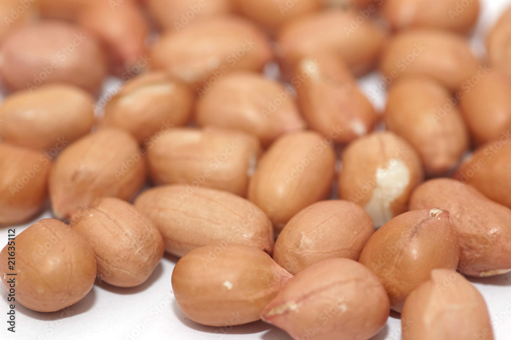 Obraz premium closeup shot of roasted peanuts