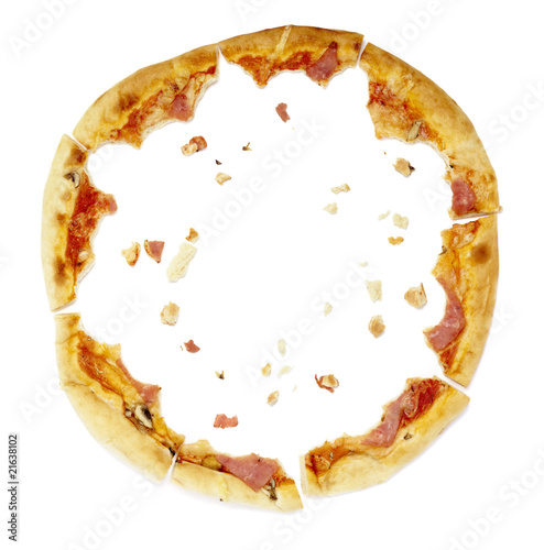 Fotografija pizza food meal eaten crumbs
