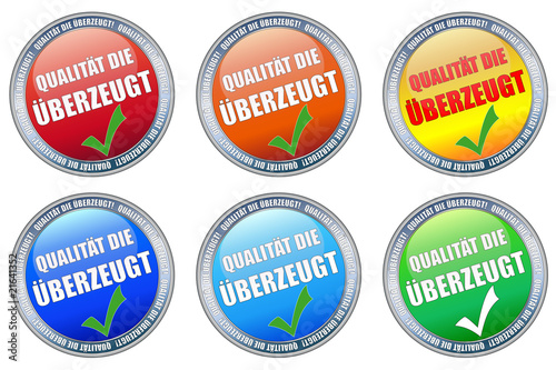 Button-Set, Qualität die überzeugt