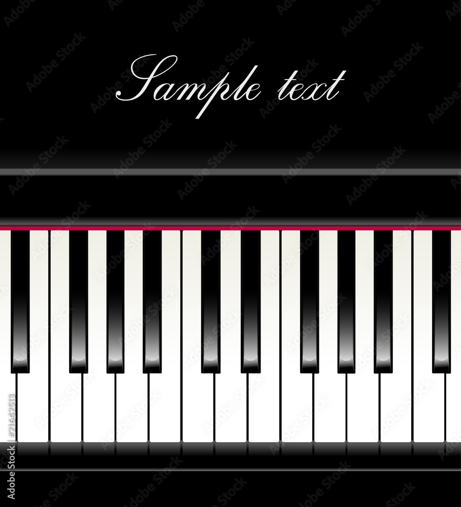 Fototapeta premium piano background