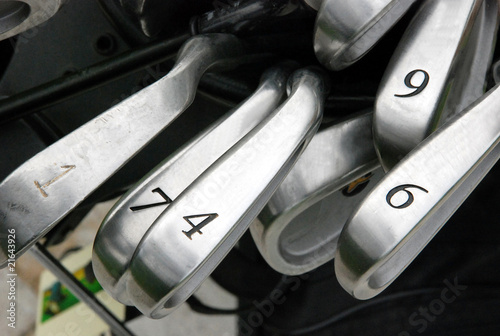 Golfschläger im Golfbag photo