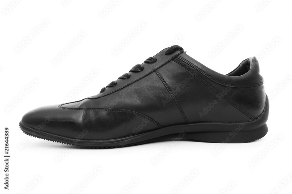 Male shoes isolated on the white background Male shoes isolated on the white background