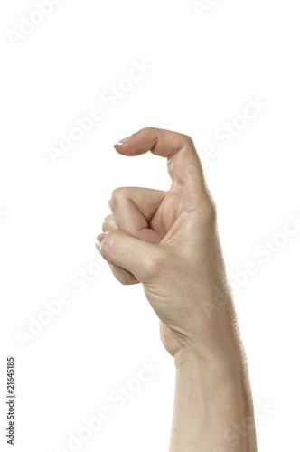 Letter X in ASL