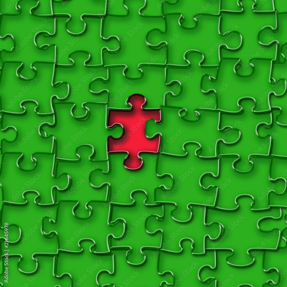 Background with Jigsaw puzzle