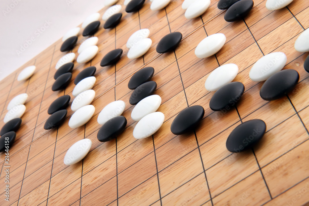 detail of traditional japanese game GO detail of traditional japanese game GO
