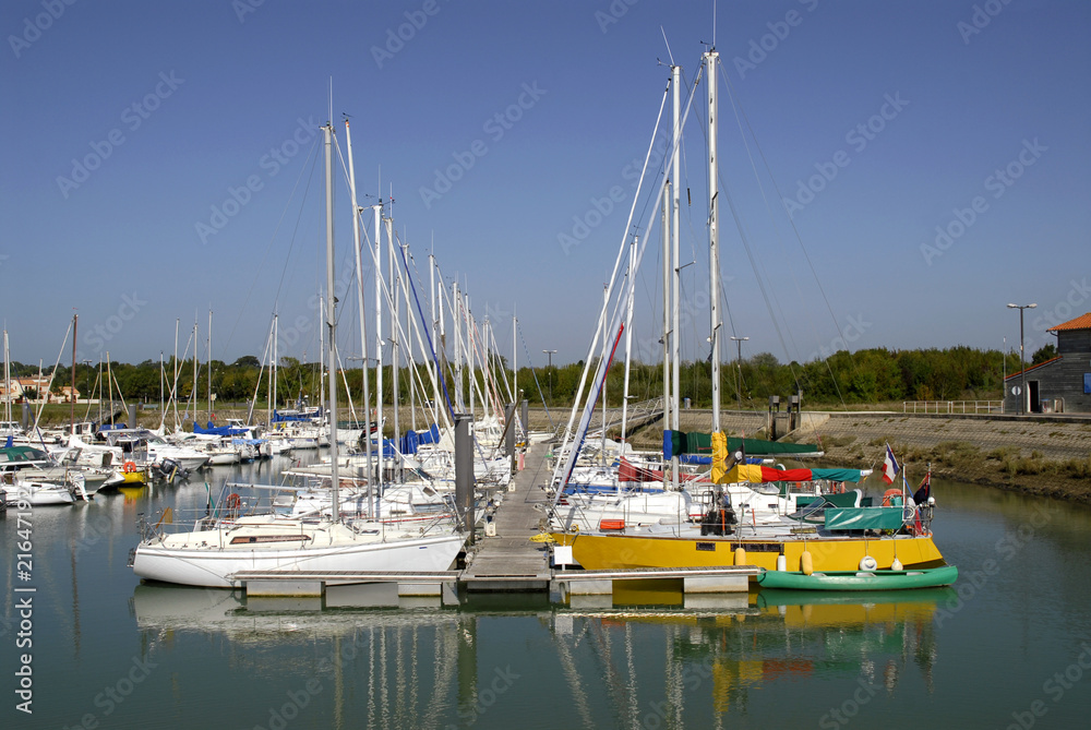 Port de Meschers en france, région Charente-Poitou
