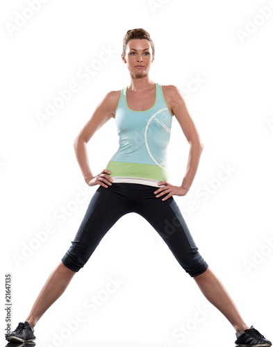 stretching workout posture by a woman