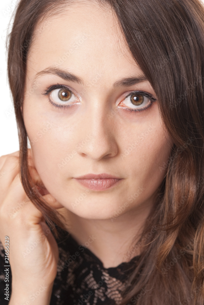 Portrait of a young woman Portrait of a young woman