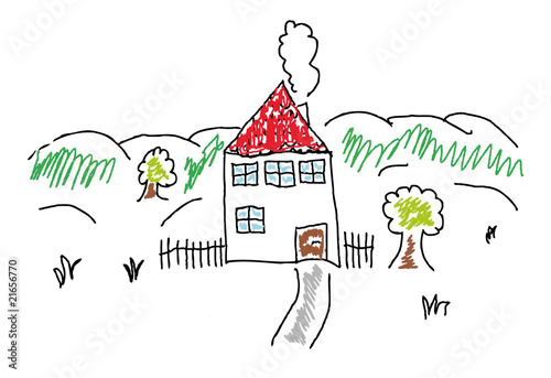 Painted house