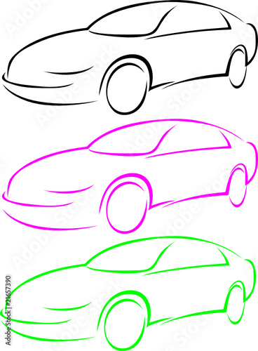 cars drawing