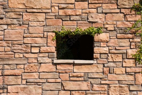 Stone Wall with Window
