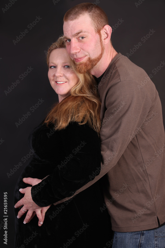 Fototapeta premium Happy pregnant couple