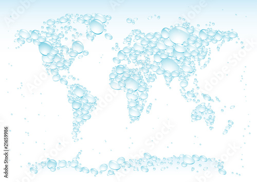 water drops map