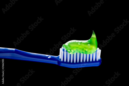 Toothpaste and toothbrush