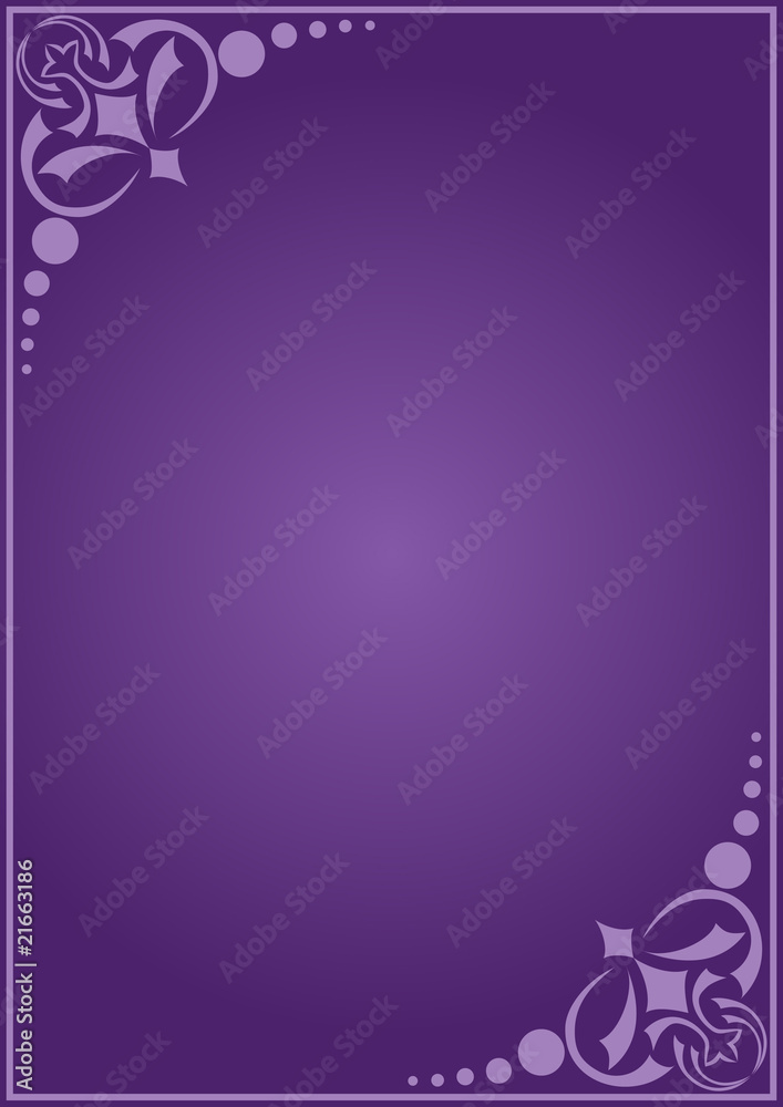 vector violet decorative card