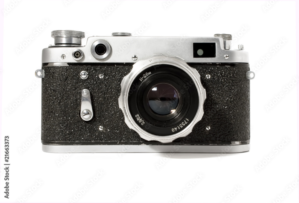 Old analog photo camera