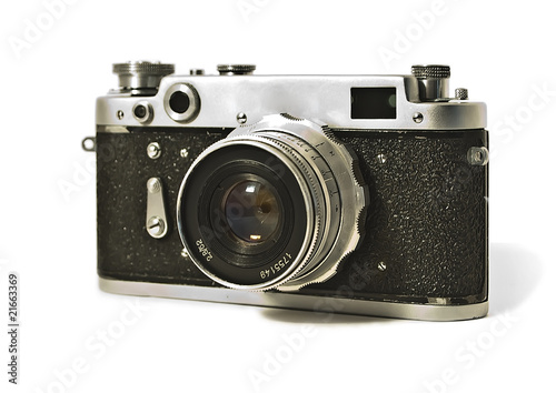 Old analog photo camera