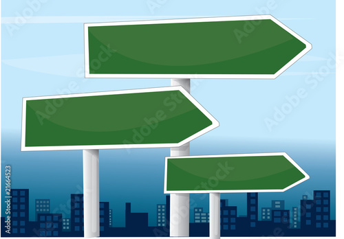 indicating the way