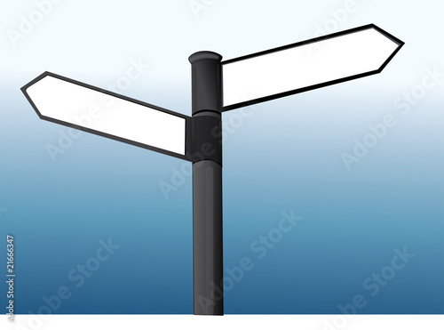 indicating the way
