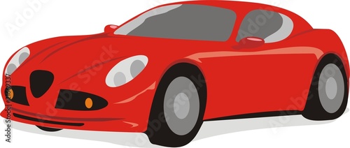 red sports car