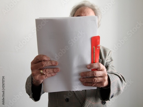 Fotografia man liest